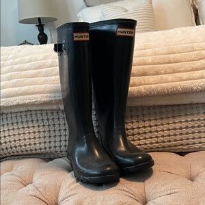 Hunter Classic Black Tall Boots